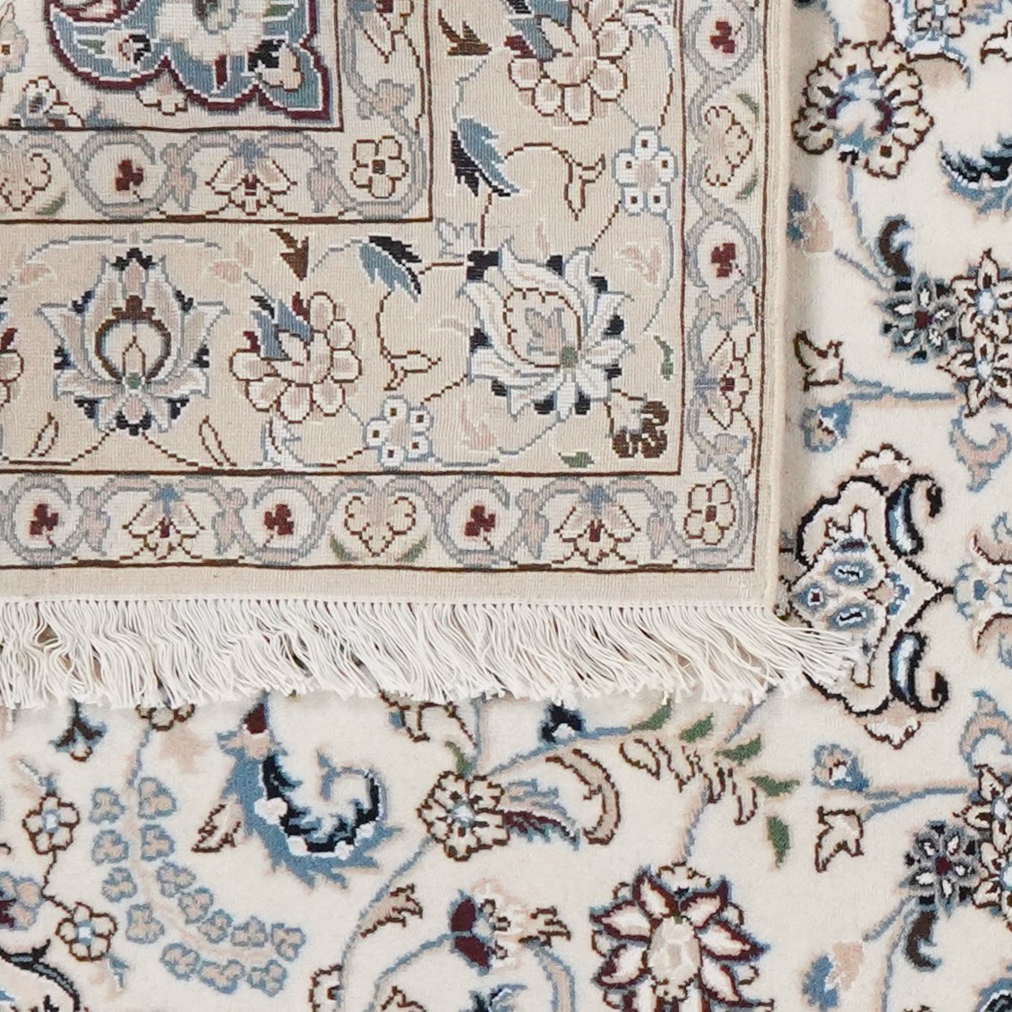 Nain 9La — Hand-knotted, 155x241 cm, Beige, 100% Virgin Wool | View 6