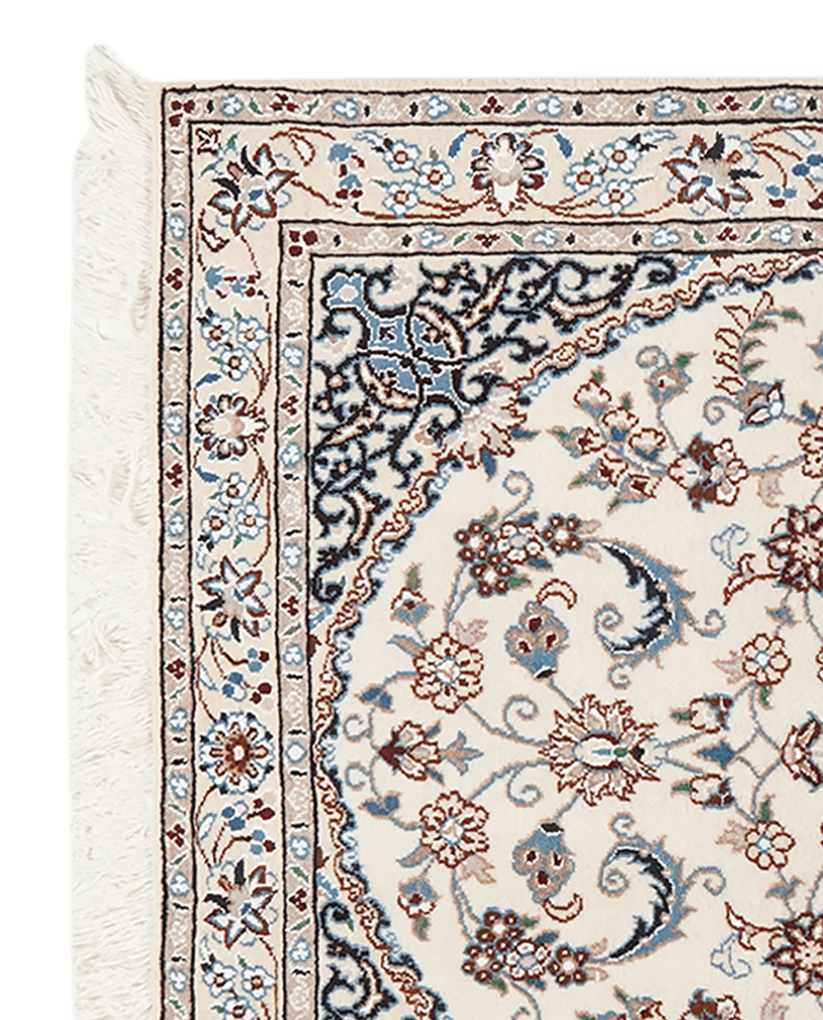 Nain 9La — Hand-knotted, 98x150 cm, Beige, 100% Virgin Wool | View 3