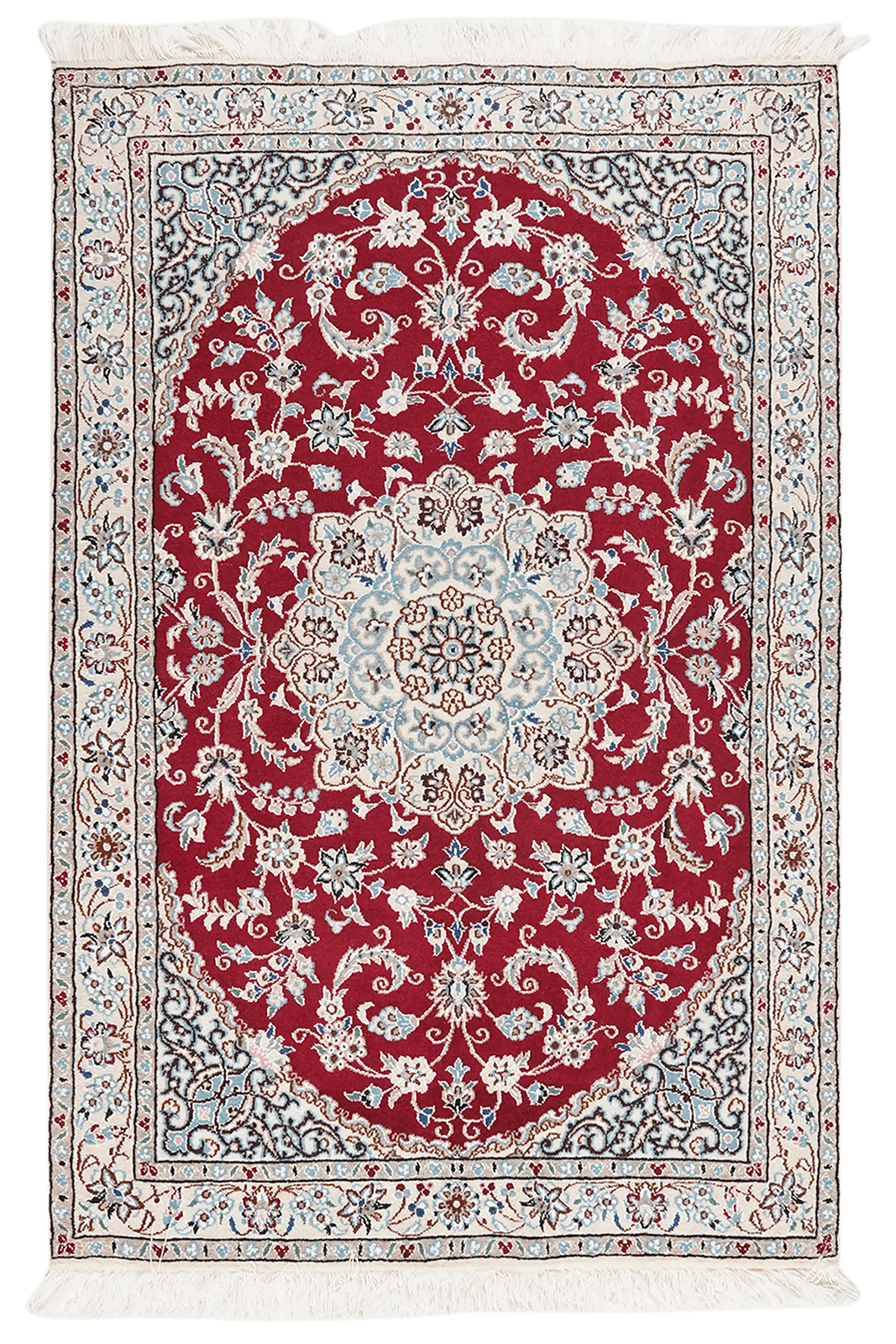 Nain 9La — Hand-knotted, 98x149 cm, Red, 100% Virgin Wool | Main view