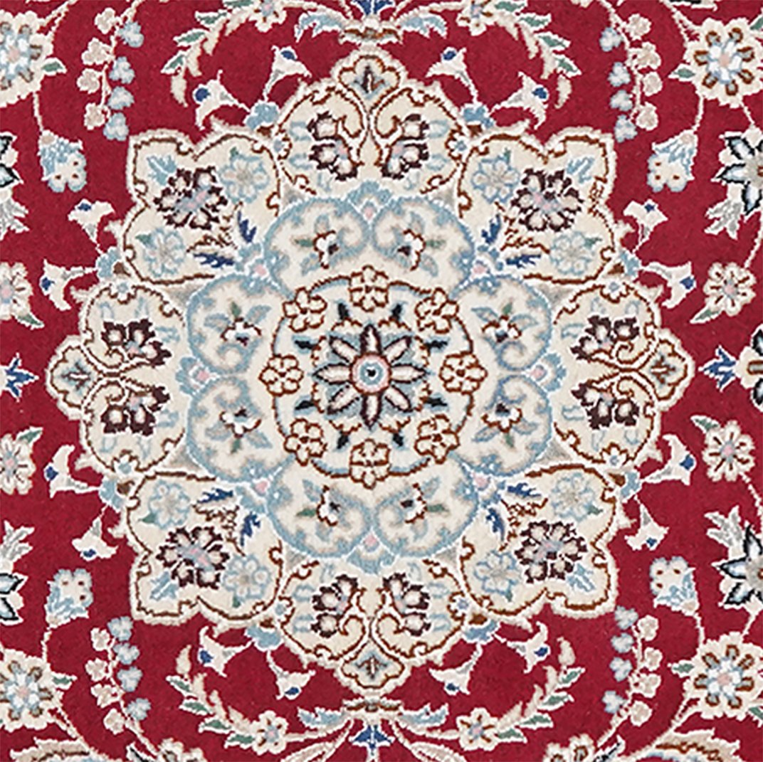 Nain 9La — Hand-knotted, 98x149 cm, Red, 100% Virgin Wool | View 4