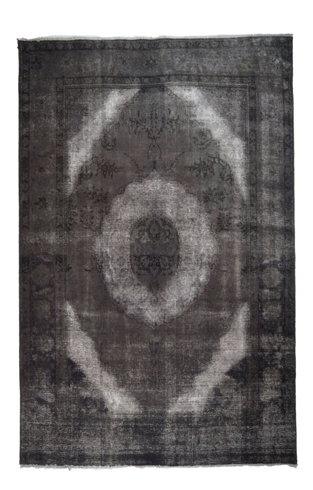 Vintage — Hand-knotted, 204x294 cm, Grey, 100% Virgin Wool | Main view