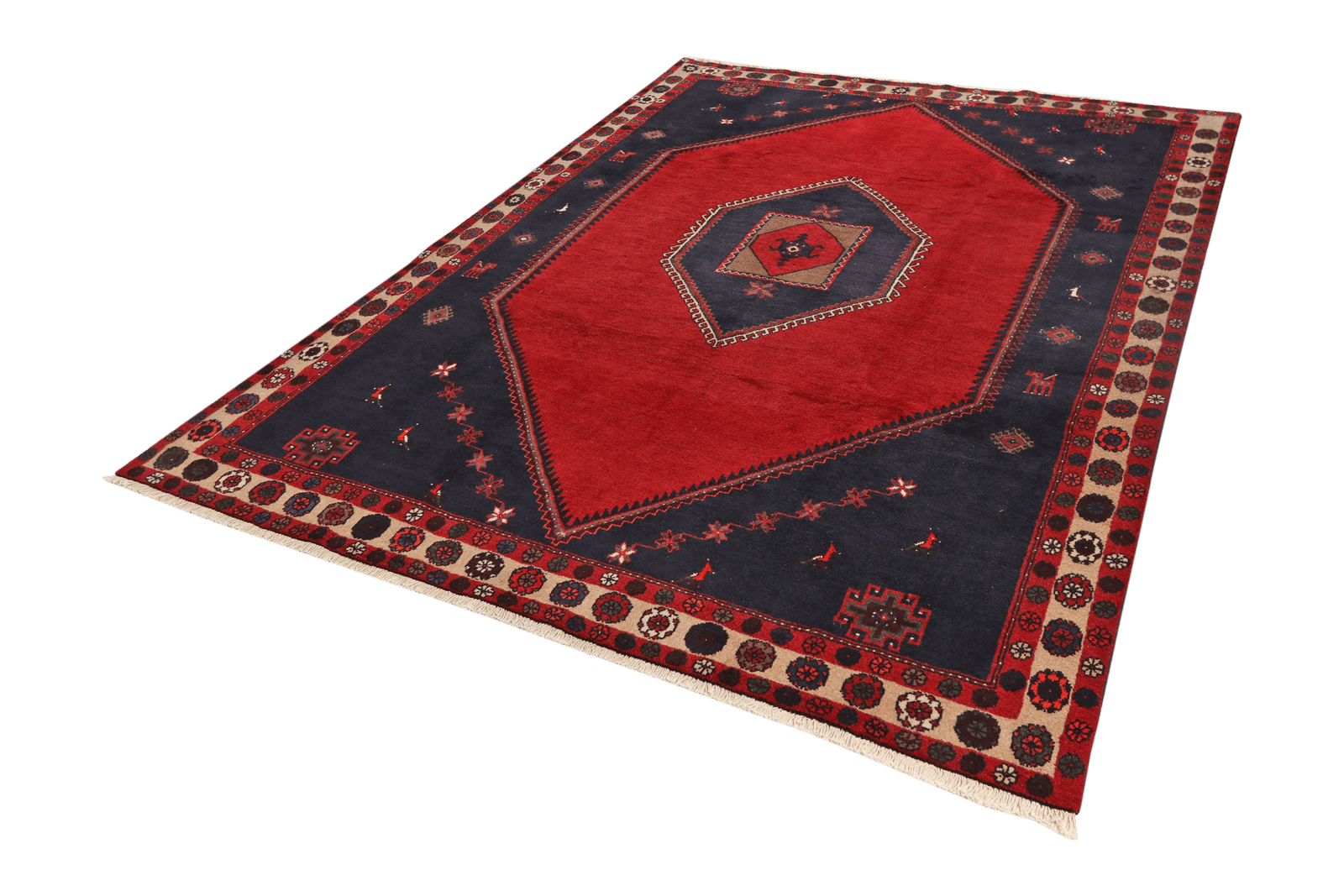 Kelardasht — Hand-knotted, 205x287 cm, Red, 100% Virgin Wool | View 5