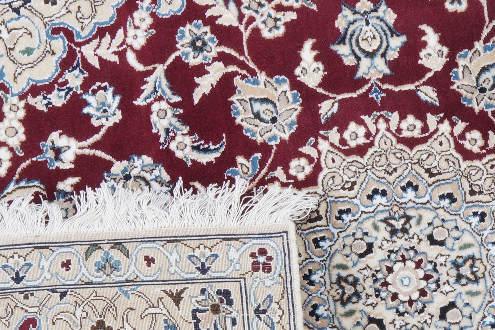 Nain 9La — Hand-knotted, 90x137 cm, Red, 100% Virgin Wool | View 8