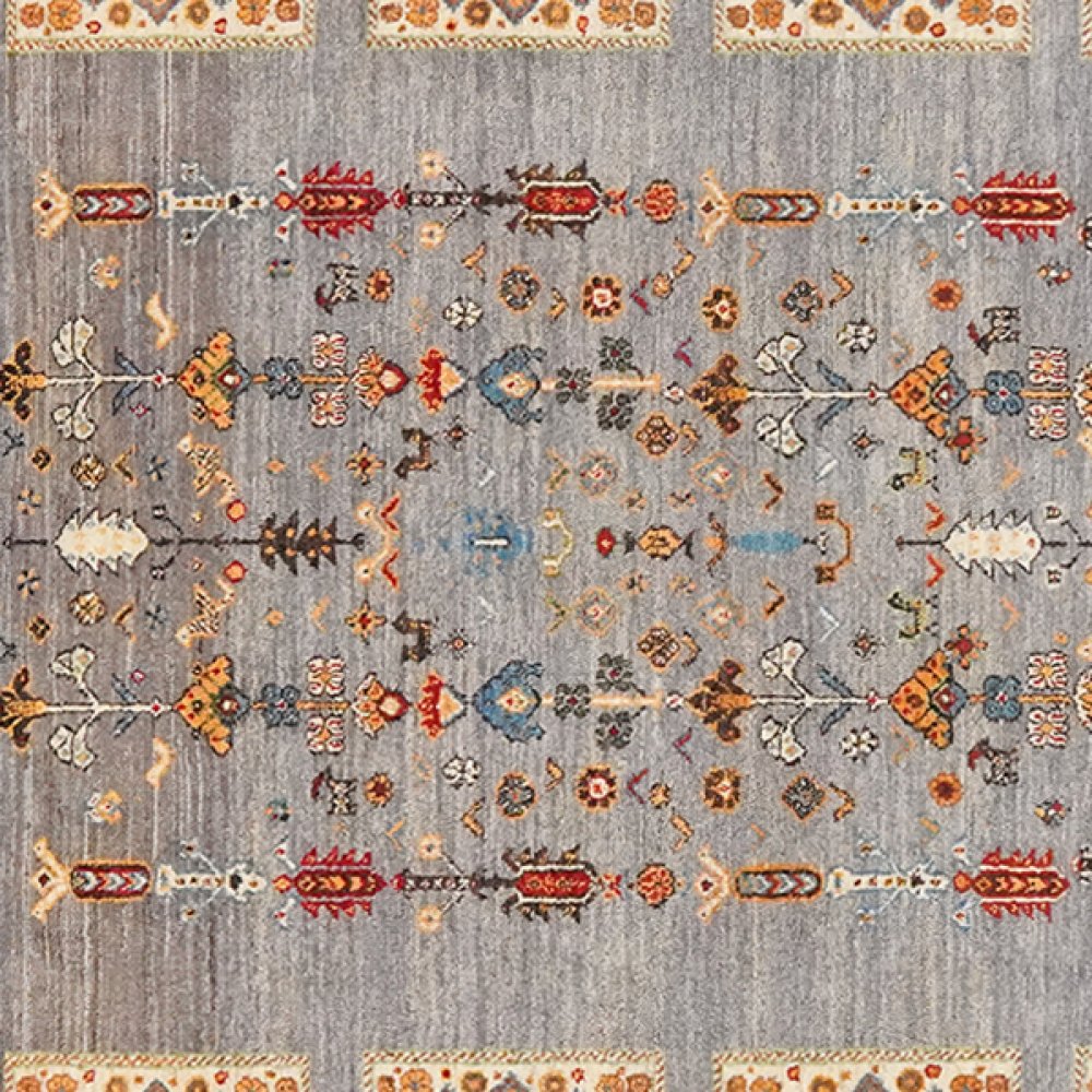 Rizbaf — Hand-knotted, 217x332 cm, Blue, 100% Virgin Wool | View 4