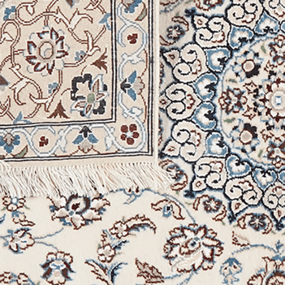 Nain 9La — Hand-knotted, 89x142 cm, Beige, 100% Virgin Wool | View 6