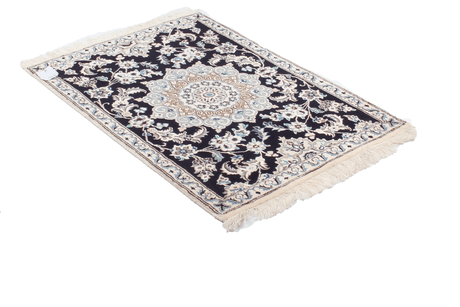 Nain 9La — Hand-knotted, 77x112 cm, Blue, 100% Virgin Wool | View 8