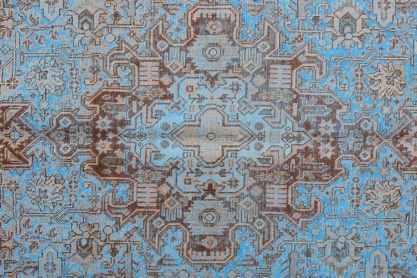 Vintage — Hand-knotted, 194x292 cm, Blue, 100% Virgin Wool | View 5