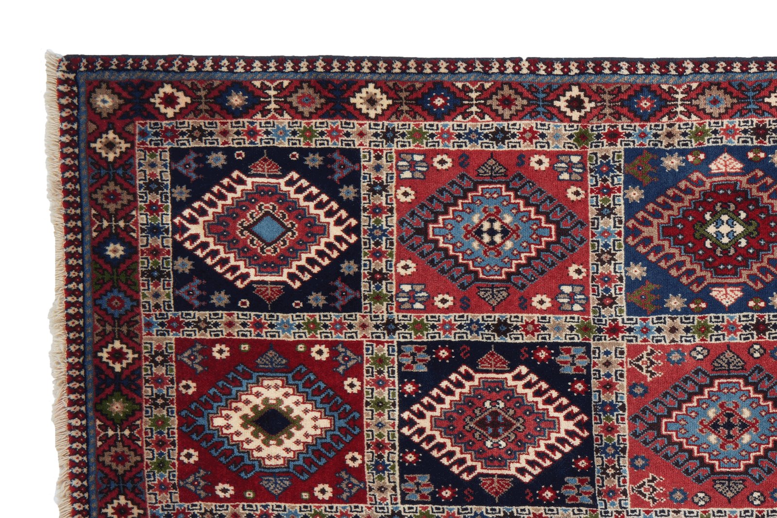 Yalameh — Hand-knotted, 83x285 cm, Multicolor, 100% Virgin Wool | View 3
