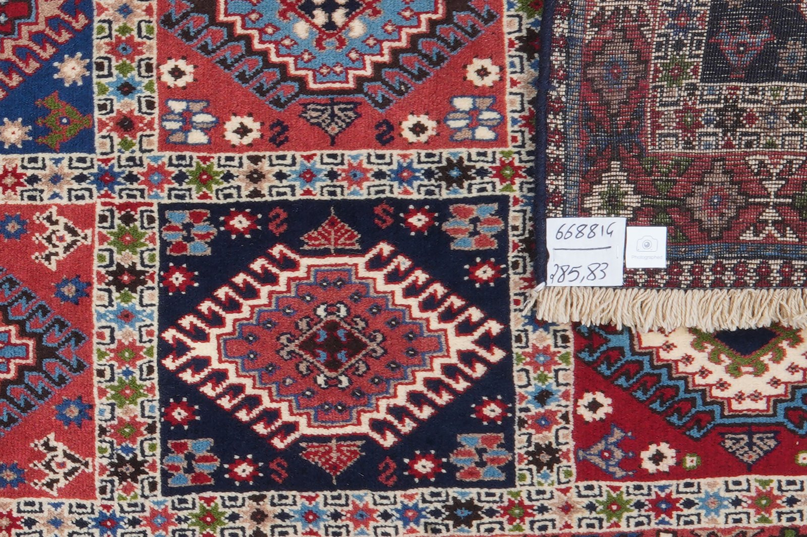Yalameh — Hand-knotted, 83x285 cm, Multicolor, 100% Virgin Wool | View 7