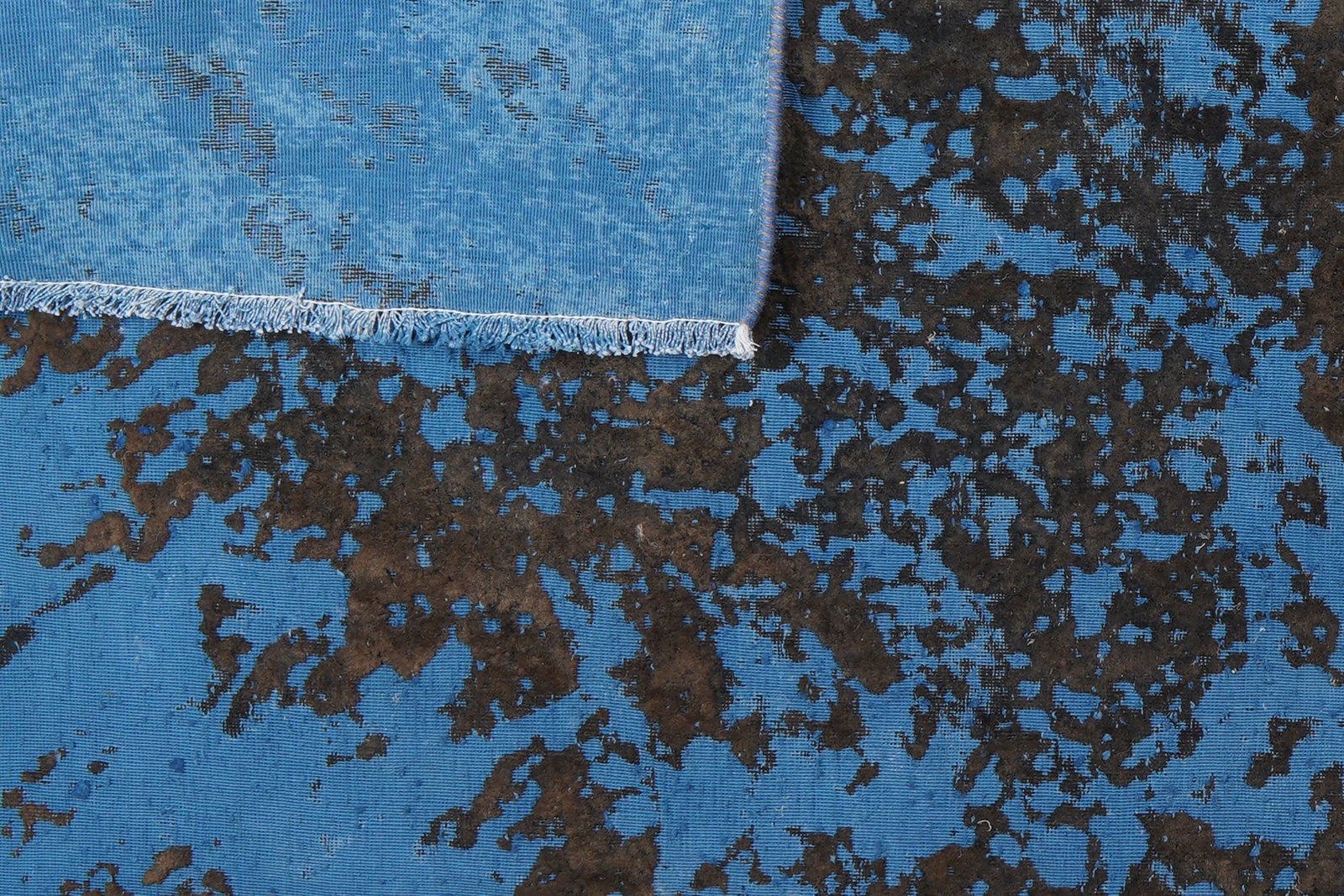 Vintage — Hand-knotted, 145x295 cm, Blue, 100% Virgin Wool | View 6