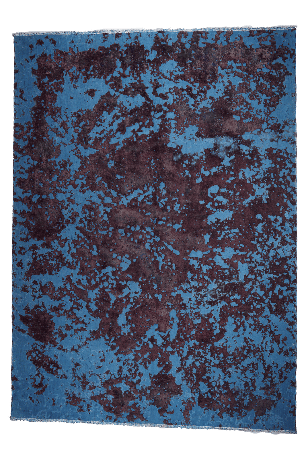 Vintage — Hand-knotted, 205x283 cm, Blue, 100% Virgin Wool | Main view