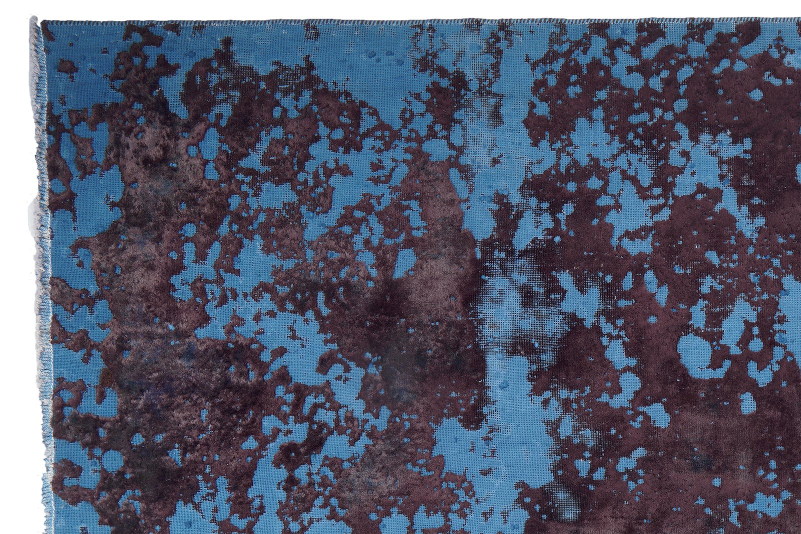 Vintage — Hand-knotted, 205x283 cm, Blue, 100% Virgin Wool | View 3