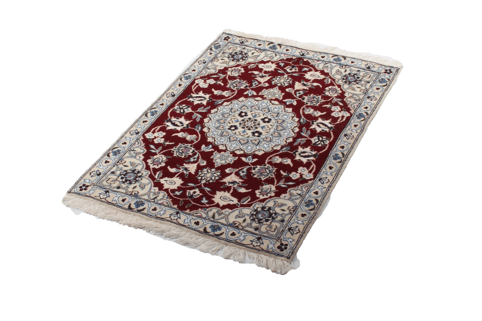 Nain 9La — Hand-knotted, 70x99 cm, Red, 100% Virgin Wool | View 7