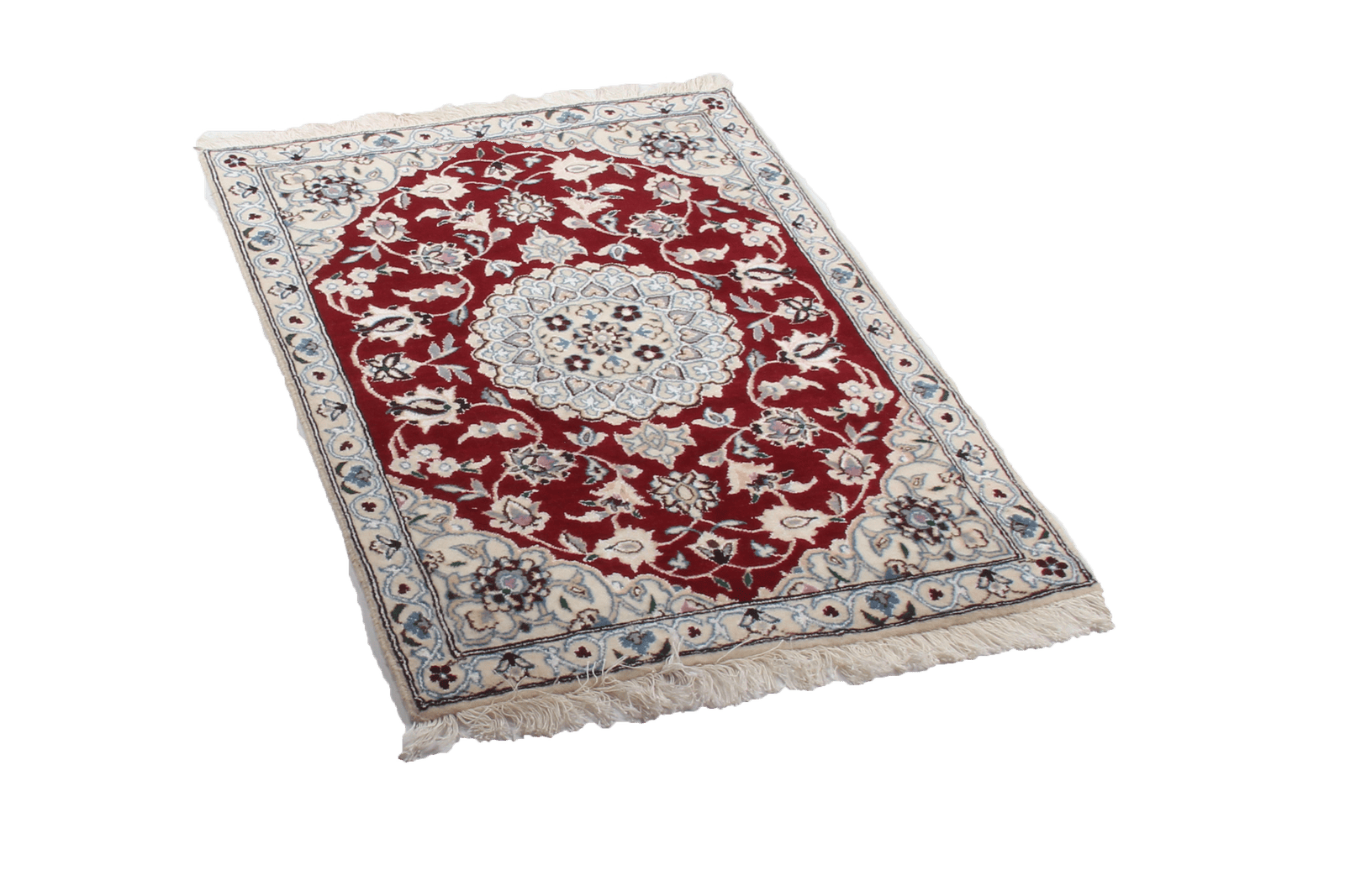 Nain 9La — Hand-knotted, 70x99 cm, Red, 100% Virgin Wool | View 8
