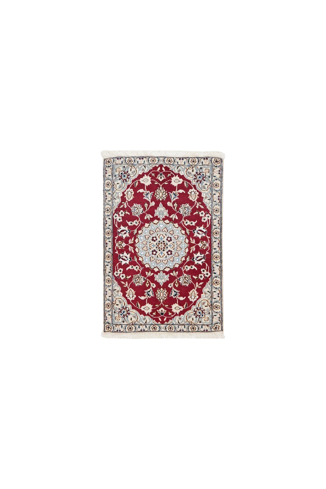 Nain 9La — Hand-knotted, 72x105 cm, Red, 100% Virgin Wool | Main view