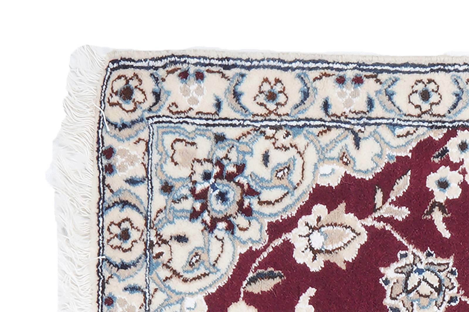 Nain 9La — Hand-knotted, 72x105 cm, Red, 100% Virgin Wool | View 3