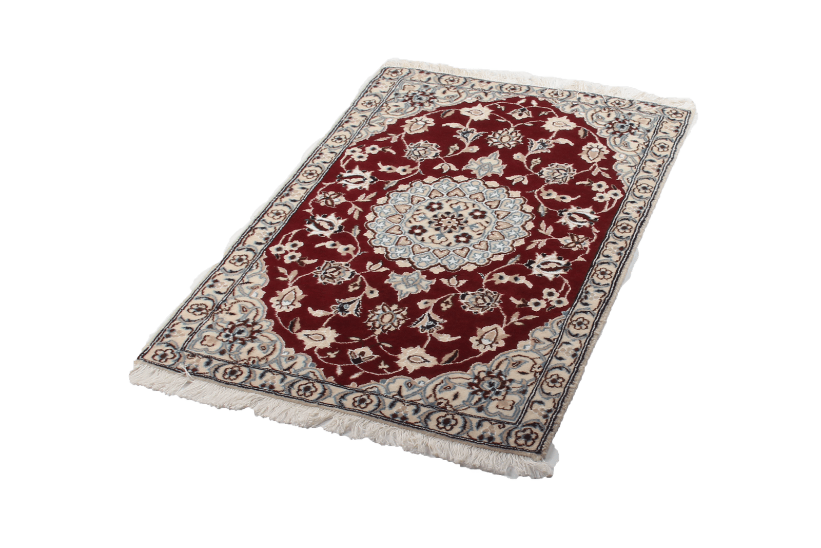 Nain 9La — Hand-knotted, 72x105 cm, Red, 100% Virgin Wool | View 7