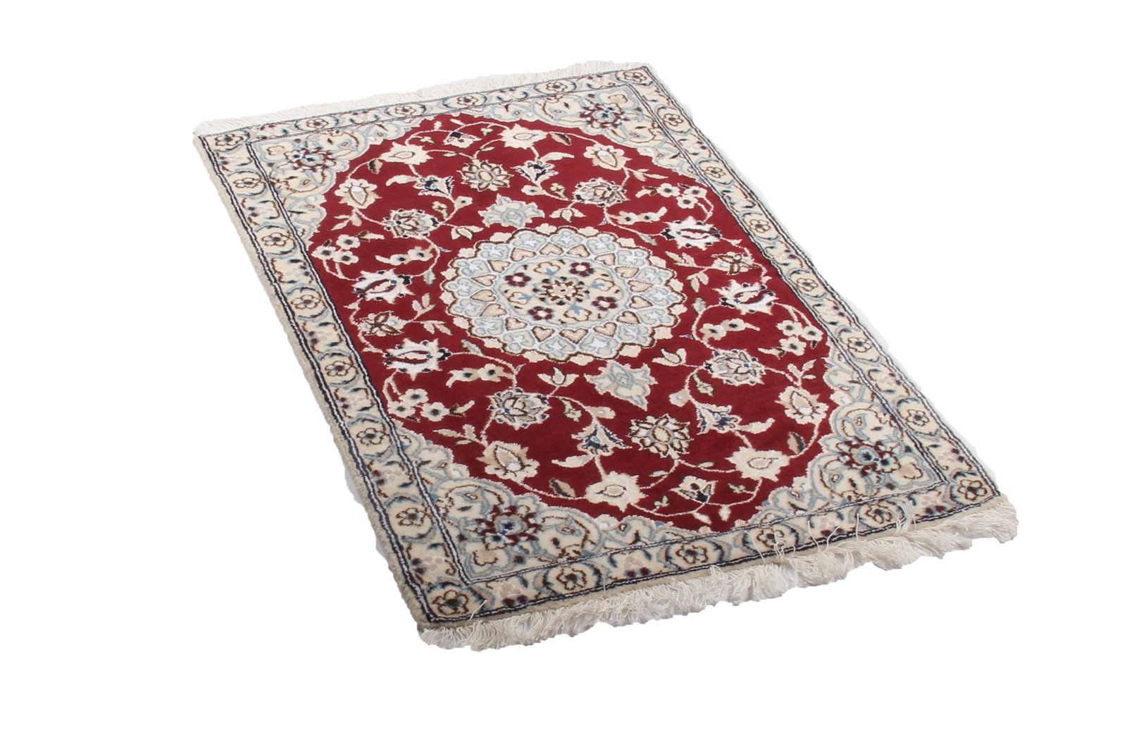 Nain 9La — Hand-knotted, 72x105 cm, Red, 100% Virgin Wool | View 8