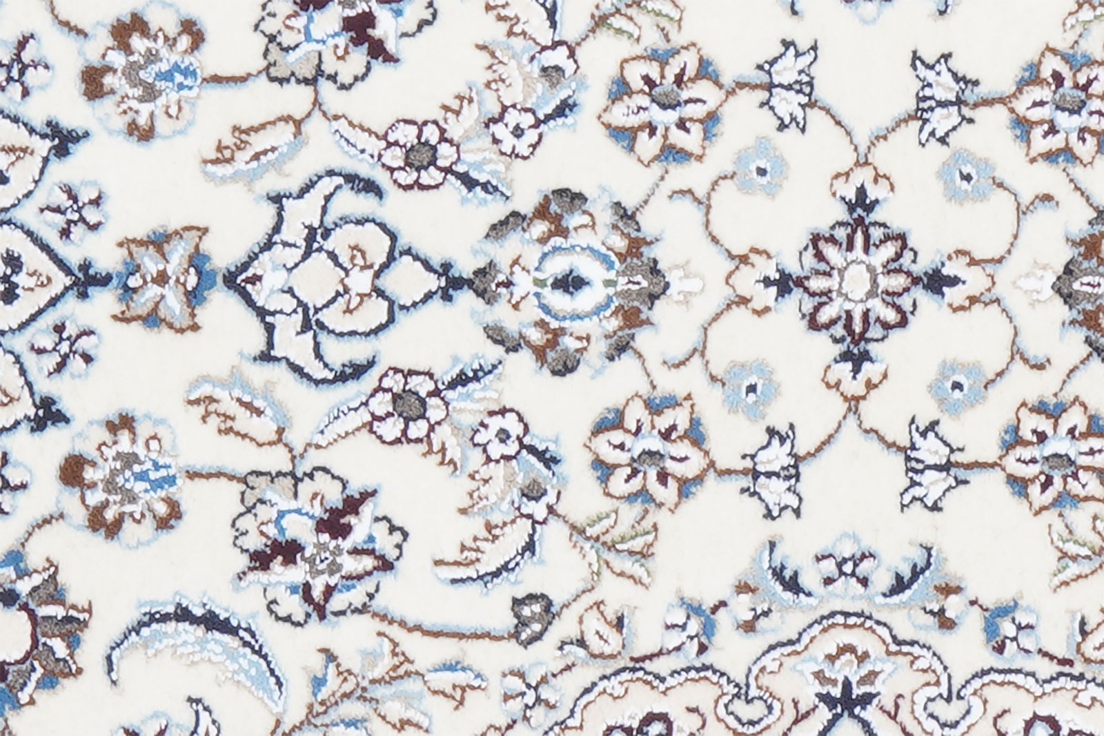 Nain 9La — Hand-knotted, 61x206 cm, Beige, 100% Virgin Wool | View 4