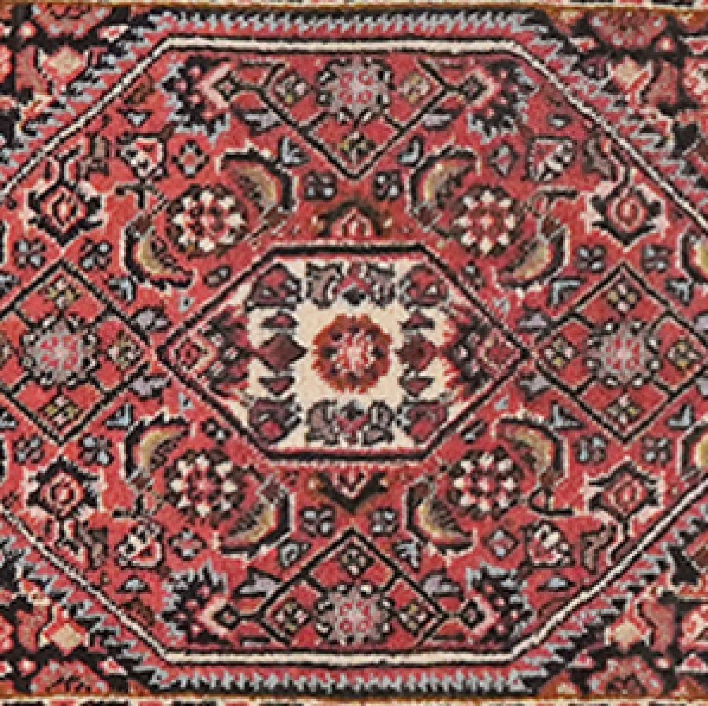 Bidjar Zandjan — Hand-knotted, 45x64 cm, Blue, 100% Virgin Wool | View 4