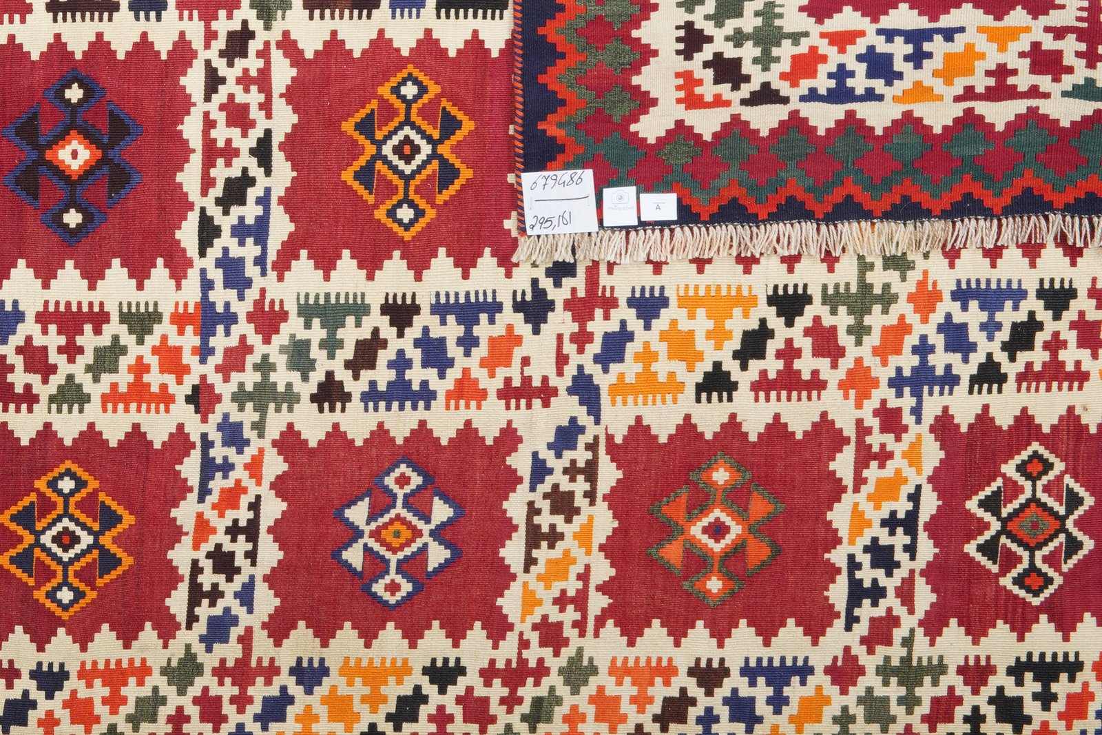 Kelim Gashgai Old — Handmade, 161x295 cm, Multicolor, 100% Virgin Wool | View 5