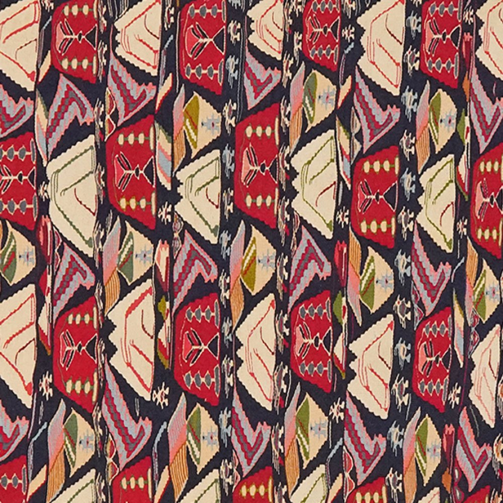 Kelim Senneh — Handmade, 131x180 cm, Multicolor, 100% Virgin Wool | View 4