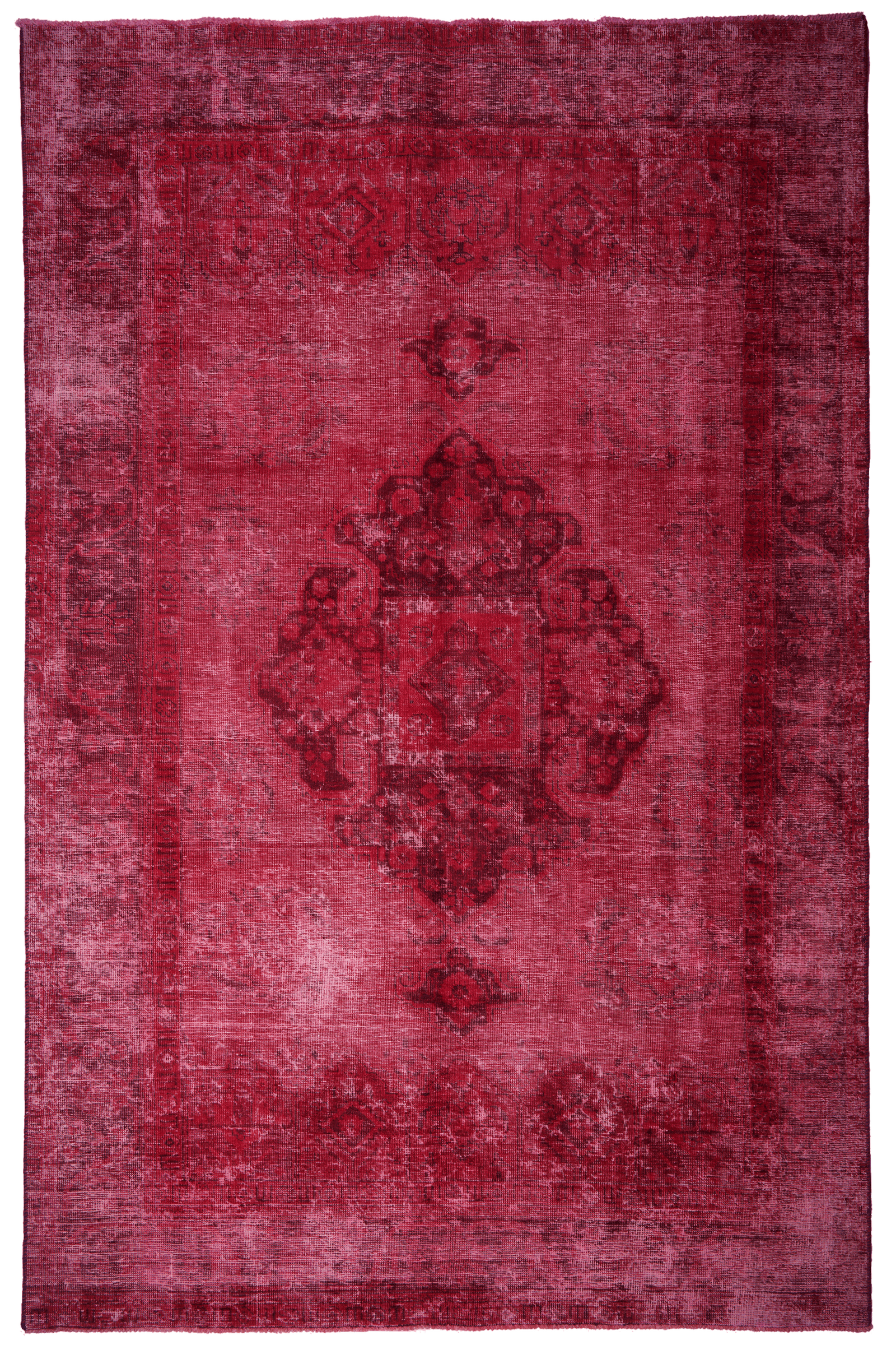 Vintage — Hand-knotted, 192x298 cm, Pink, 100% Virgin Wool | Main view