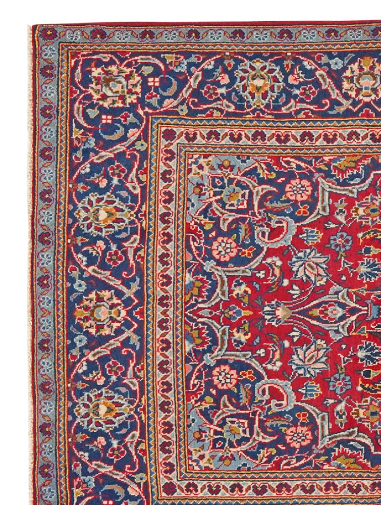 Kashan — Hand-knotted, 107x170 cm, Red, 100% Virgin Wool | View 3