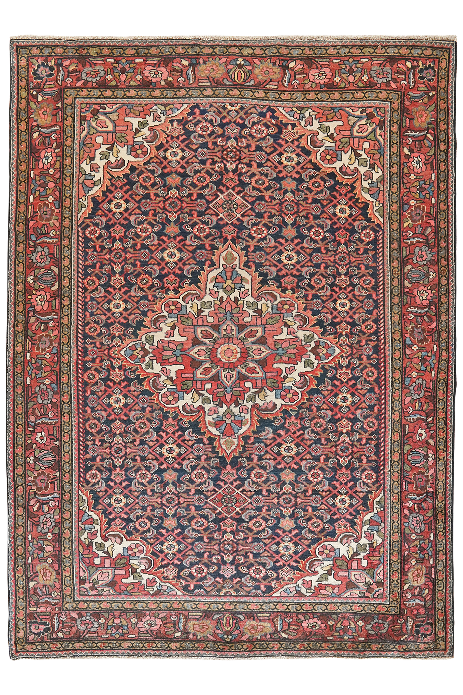 Koutabad — Handgefertigt, 212x153 cm, Rot, 100% Virgin Wool | Main view