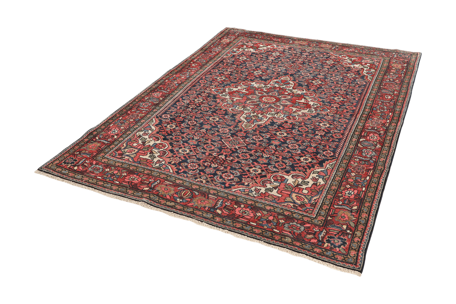 Koutabad — Hand-knotted, 153x212 cm, Blue, 100% Virgin Wool | View 5