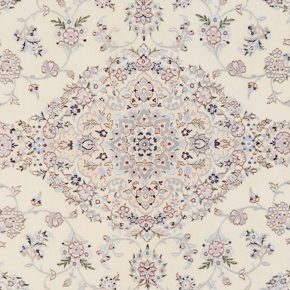 Nain 6La — Hand-knotted, 127x202 cm, Beige, 100% Virgin Wool | View 4