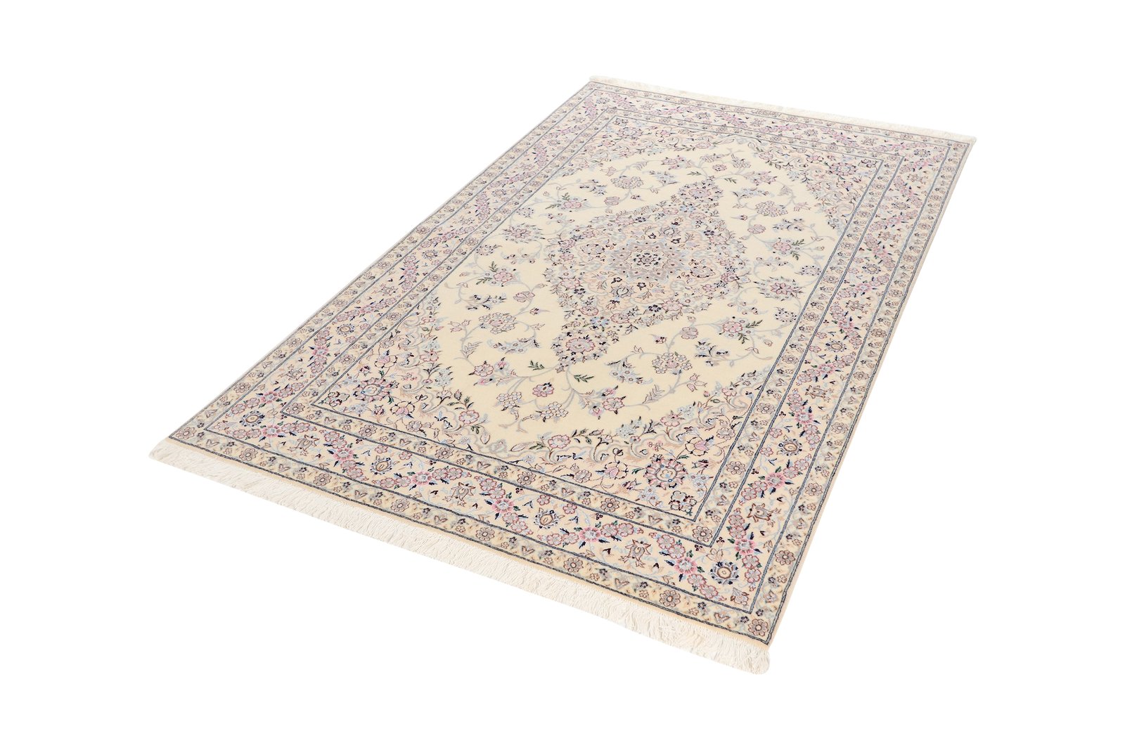 Nain 6La — Hand-knotted, 127x202 cm, Beige, 100% Virgin Wool | View 5