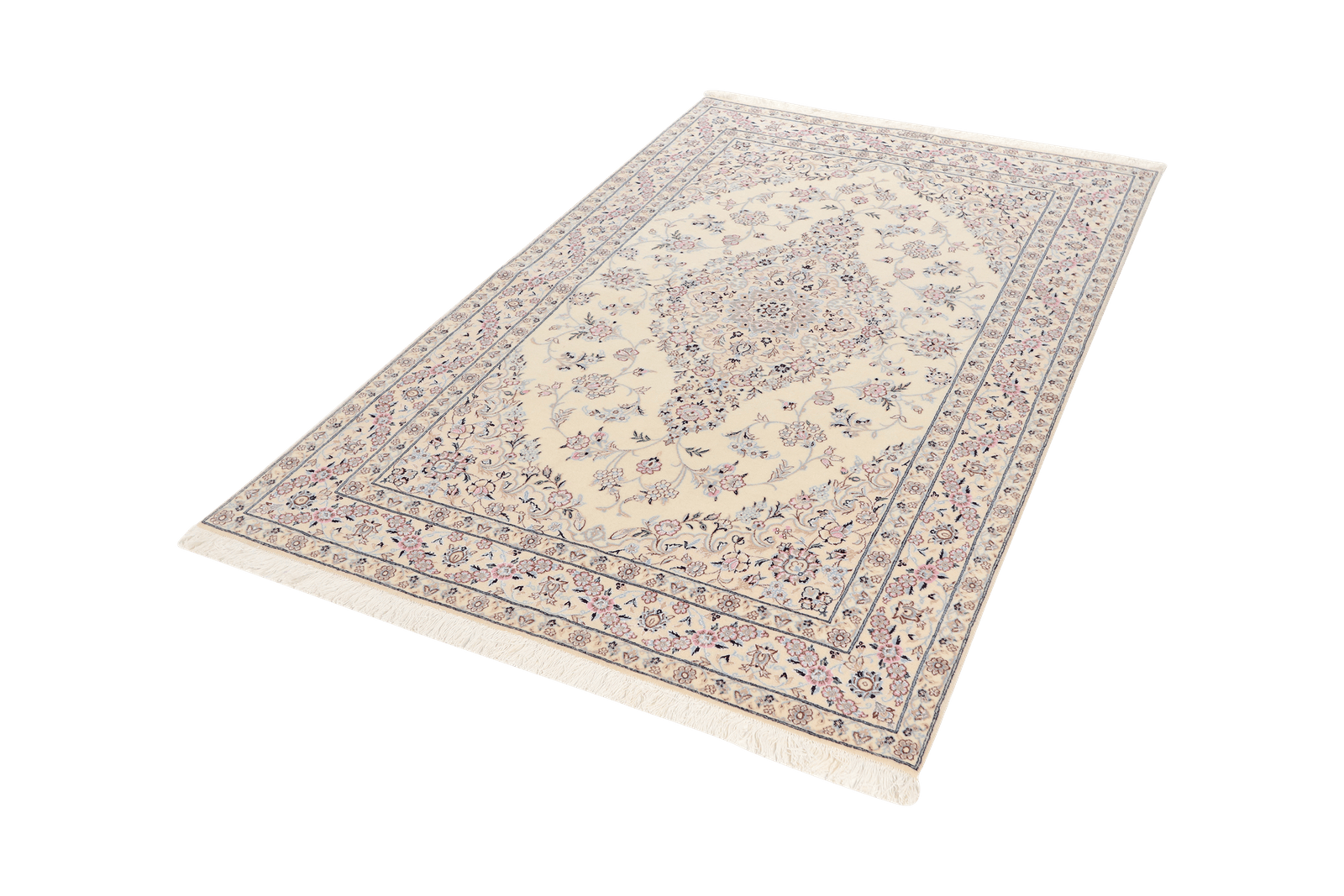 Nain 6La — Hand-knotted, 127x202 cm, Beige, 100% Virgin Wool | View 5