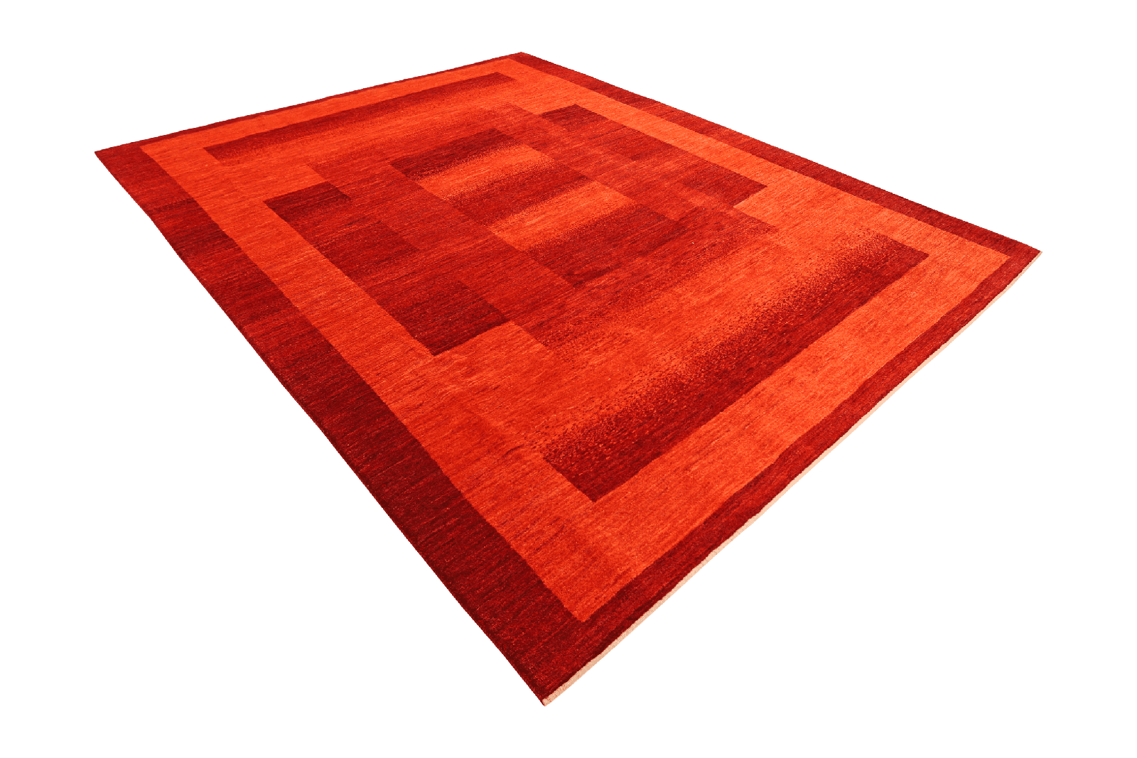 Rizbaf — Hand-knotted, 226x307 cm, Red, 100% Virgin Wool | View 5