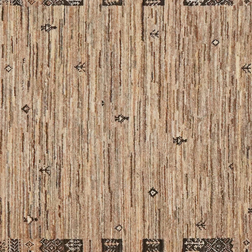 Rizbaf — Hand-knotted, 89x244 cm, Brown, 100% Virgin Wool | View 4