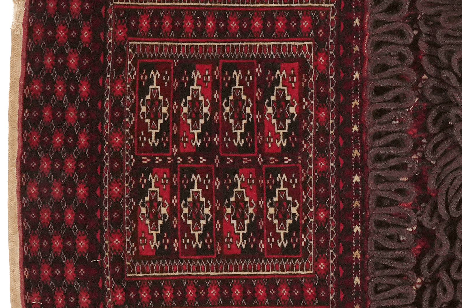 Turkman — Hand-knotted, 46x80 cm, Multicolor, 100% Virgin Wool | View 3
