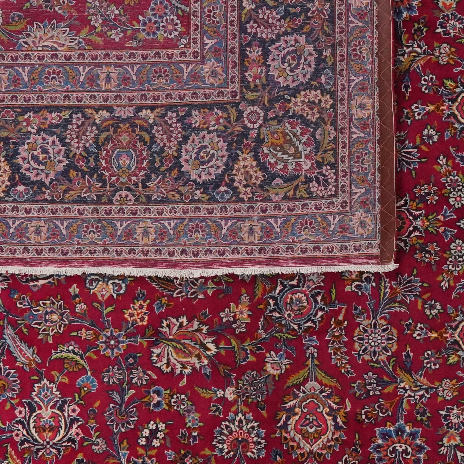 Kashan — Hand-knotted, 315x432 cm, Red, 100% Virgin Wool | View 6