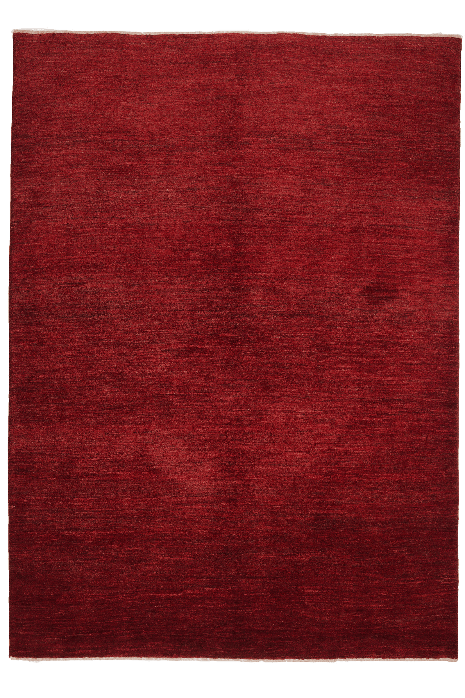 Rizbaf — Hand-knotted, 150x208 cm, Red, 100% Virgin Wool | Main view