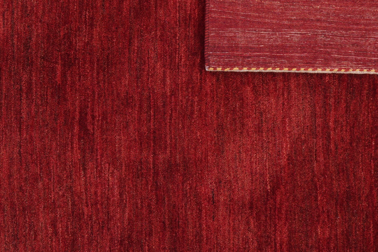 Rizbaf — Hand-knotted, 150x208 cm, Red, 100% Virgin Wool | View 7