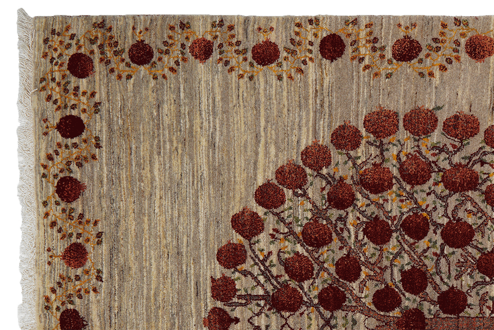 Rizbaf — Hand-knotted, 163x250 cm, Brown, 100% Virgin Wool | View 3