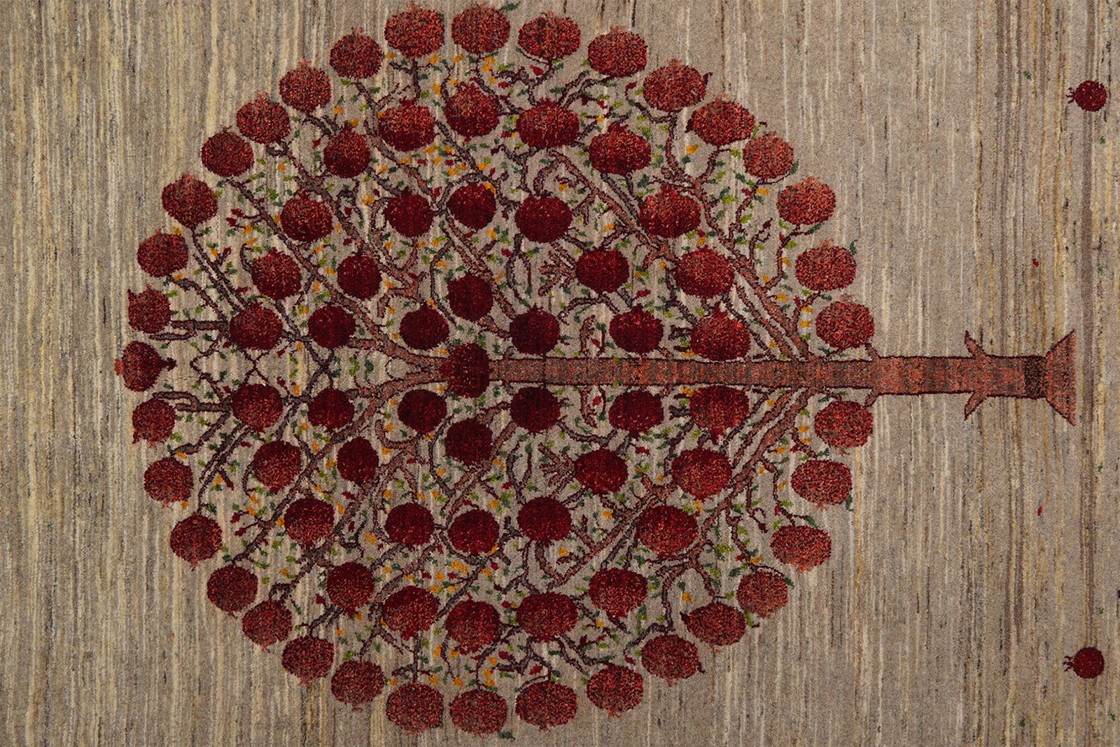 Rizbaf — Hand-knotted, 163x250 cm, Brown, 100% Virgin Wool | View 4