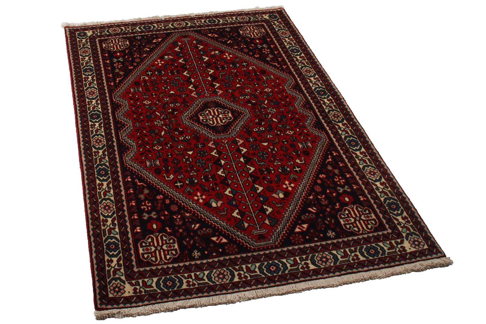 Abadeh — Hand-knotted, 100x149 cm, Red, 100% Virgin Wool | View 7