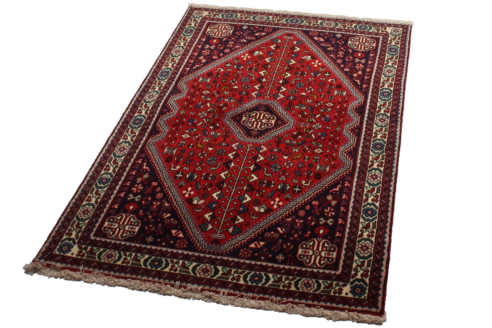 Abadeh — Hand-knotted, 100x149 cm, Red, 100% Virgin Wool | View 8