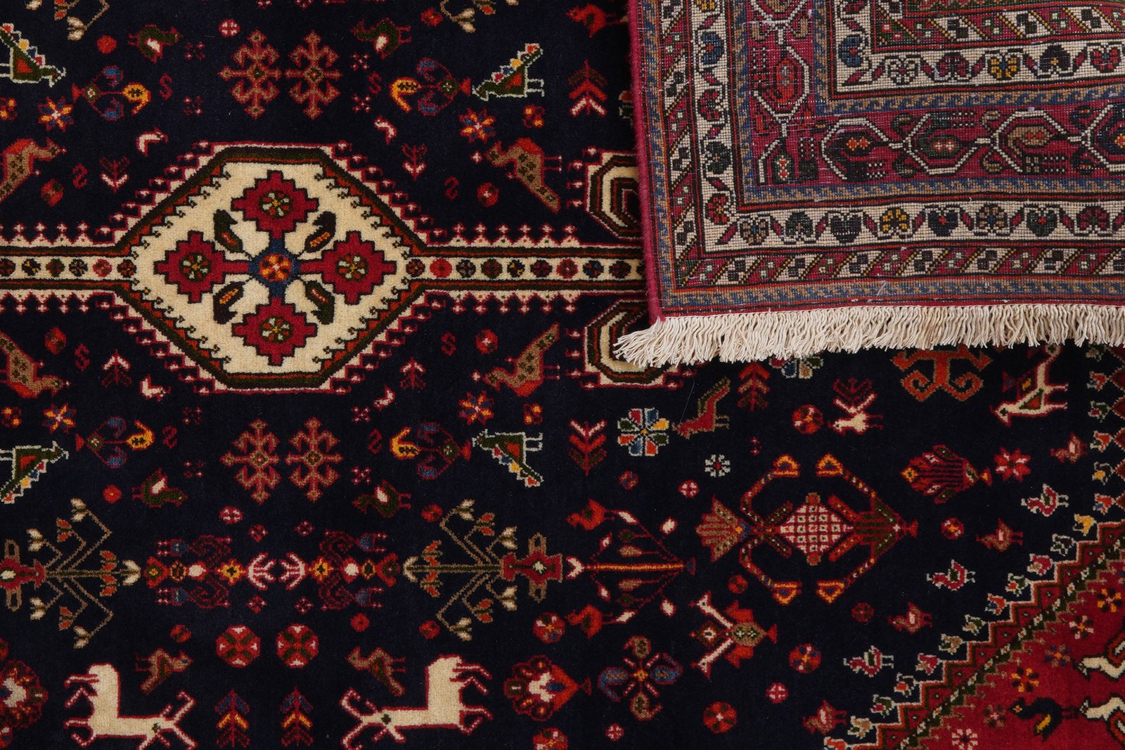 Nasrabad — Hand-knotted, 140x203 cm, Blue, 100% Virgin Wool | View 6