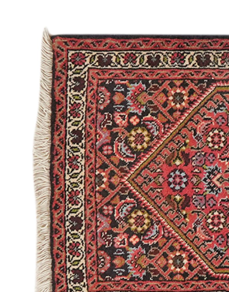 Bidjar Zandjan — Hand-knotted, 45x61 cm, Blue, 100% Virgin Wool | View 3