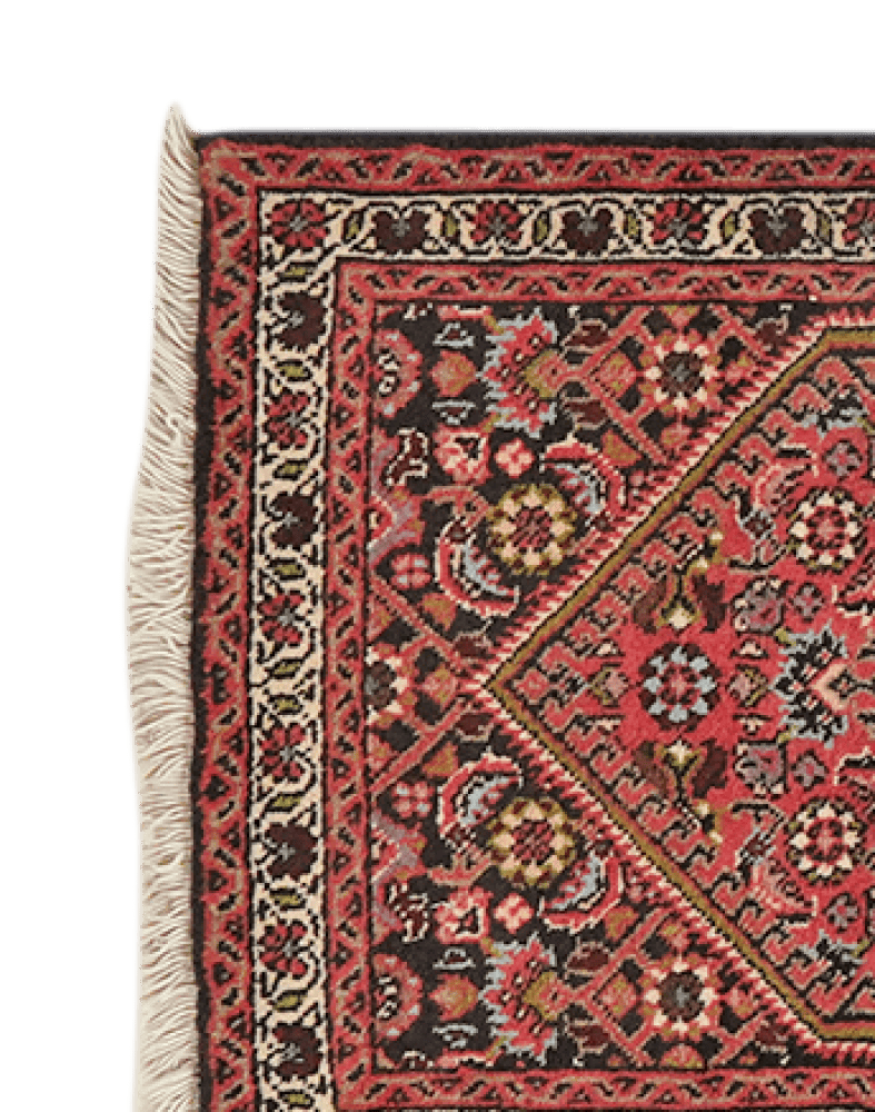 Bidjar Zandjan — Hand-knotted, 45x61 cm, Blue, 100% Virgin Wool | View 3