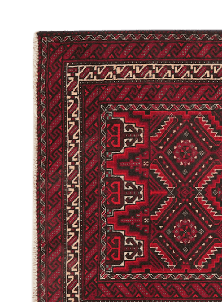 Belutch — Hand-knotted, 70x102 cm, Multicolor, 100% Virgin Wool | View 3