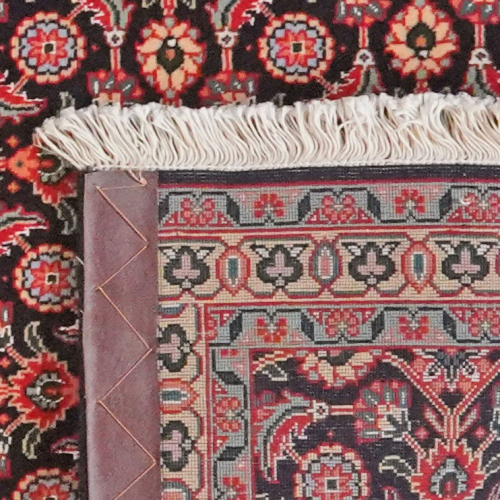 Tabriz 50 Raj — Hand-knotted, 62x204 cm, Blue, 100% Virgin Wool | View 6
