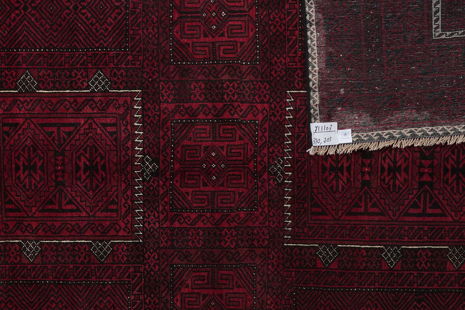 Belutch — Hand-knotted, 203x310 cm, Multicolor, 100% Virgin Wool | View 6