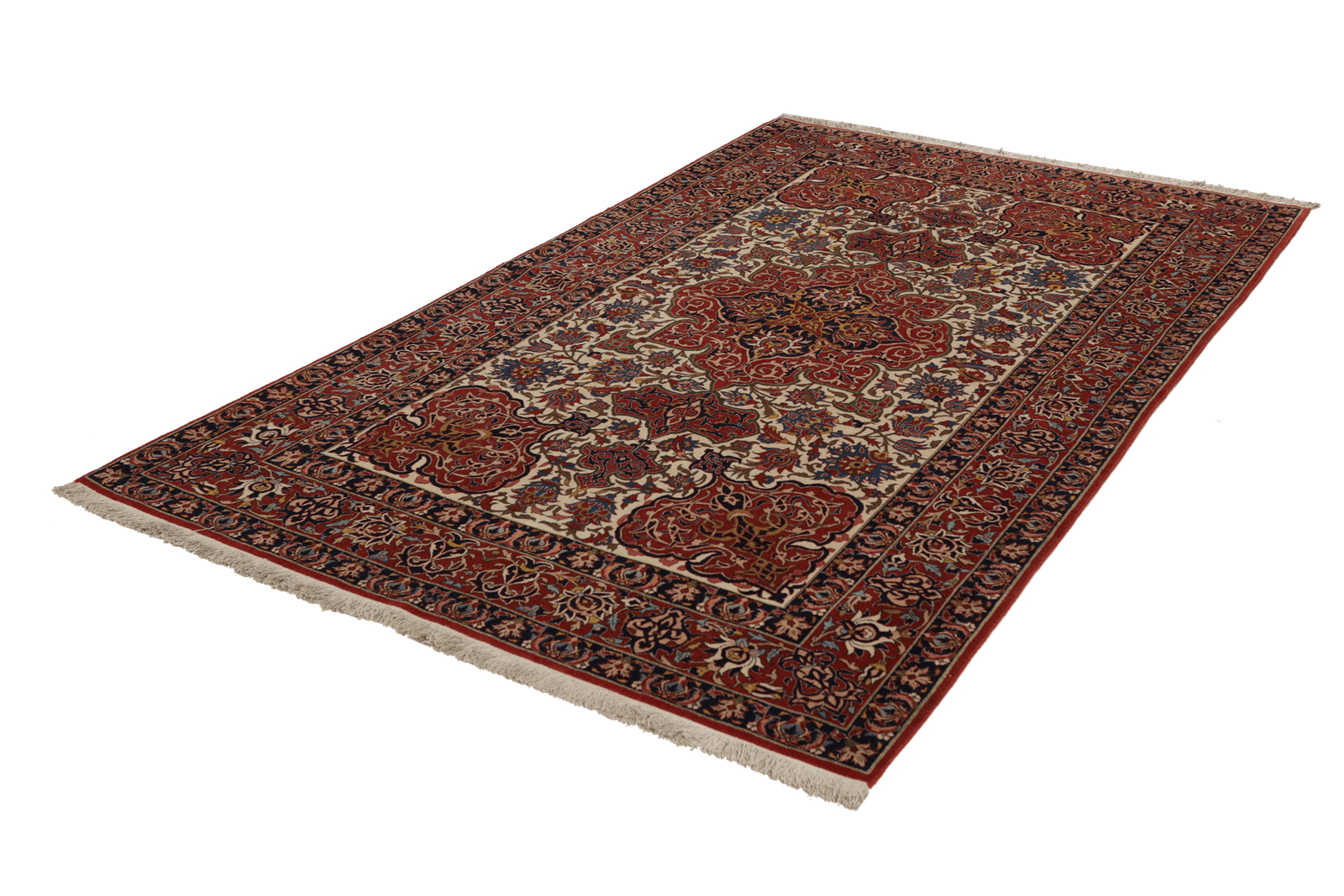 Isfahan — Hand-knotted, 144x240 cm, Brown, 100% Virgin Wool | View 6